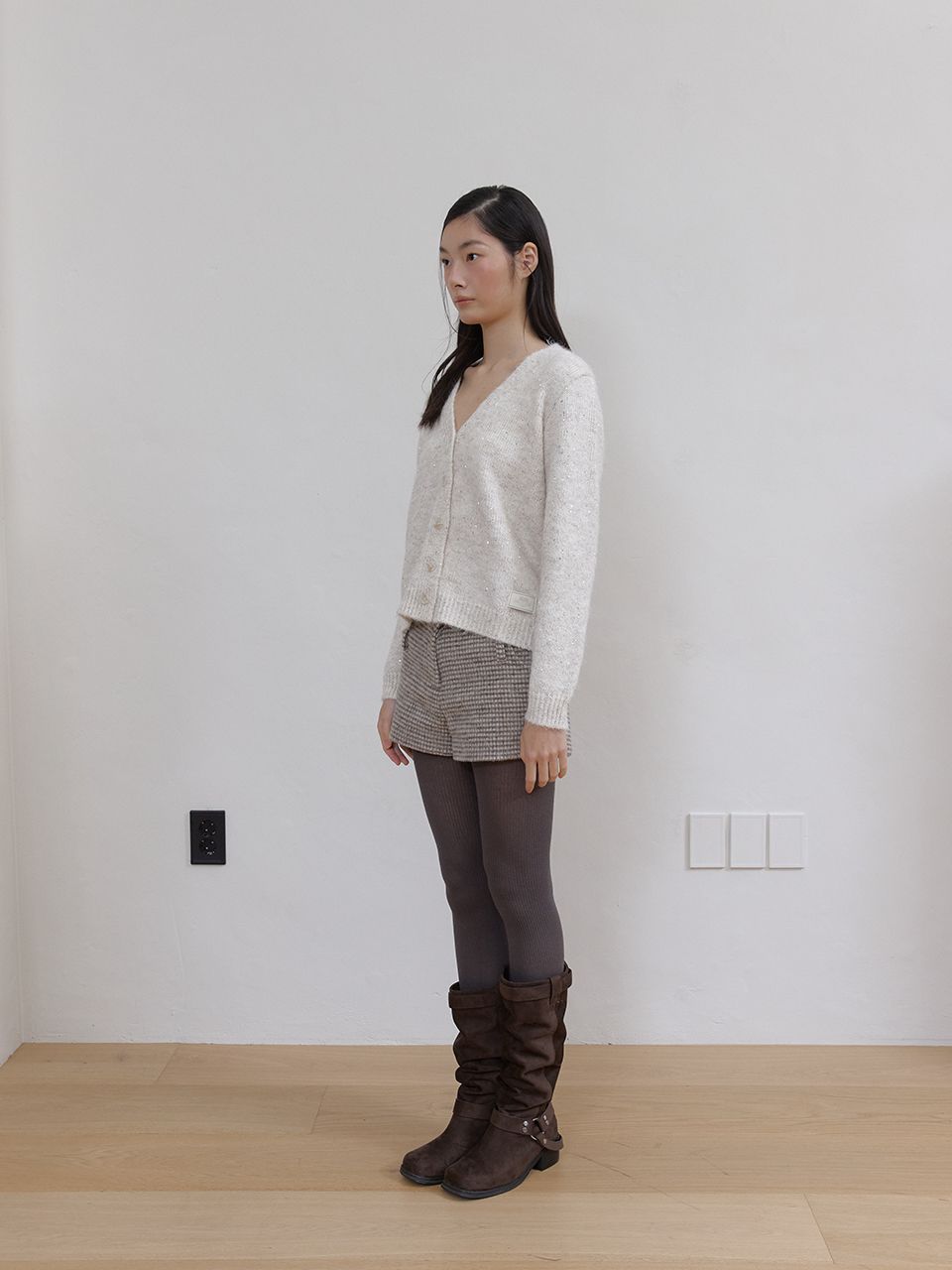 トゥインクルウールカーディガン (アイボリー) | ASURA | HANA(ハナ) #10