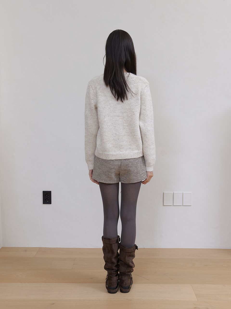 トゥインクルウールカーディガン (アイボリー) | ASURA | HANA(ハナ) #11