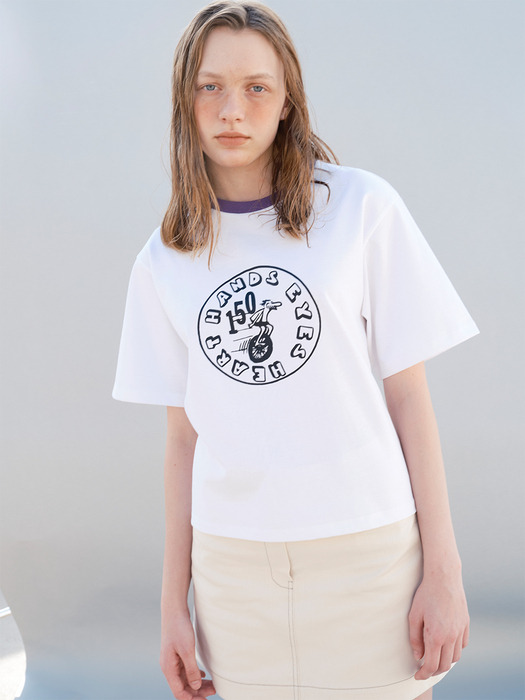 グラフィックカットアウトTシャツ（ホワイト） | HANDS EYES HEART | HANA(ハナ) #6