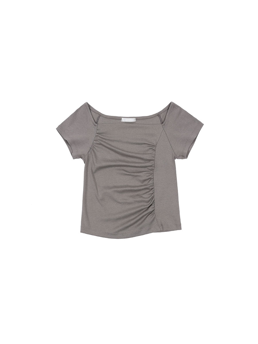バックスリットシャーリングTシャツ (グレー) | ASURA | HANA(ハナ) #10