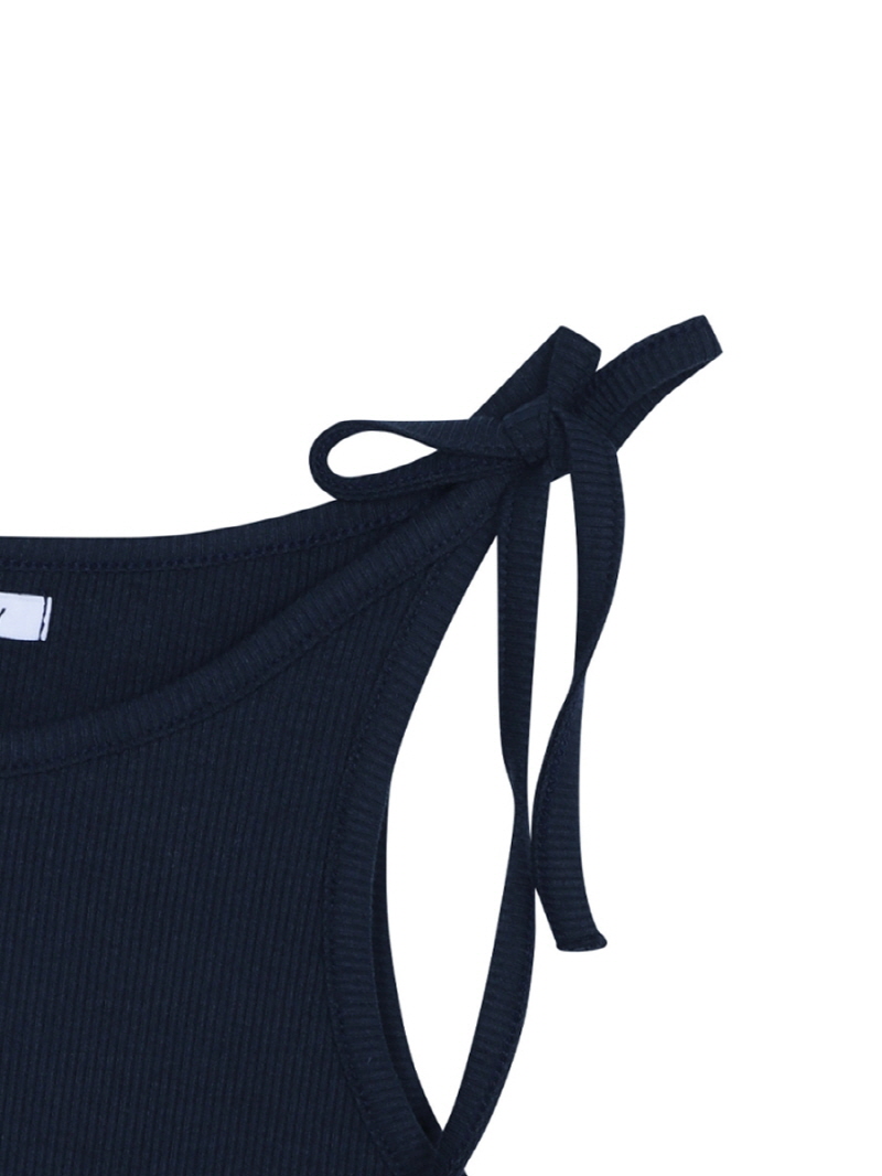 ノットストラップレイヤードTシャツ（ブラウンネイビー） | THREE TO EIGHTY | HANA(ハナ) #5