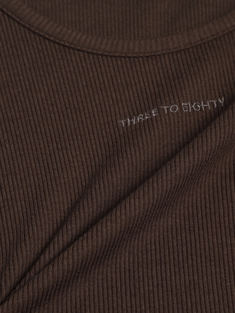 ノットストラップレイヤードTシャツ（ブラウン） | THREE TO EIGHTY | HANA(ハナ) #6