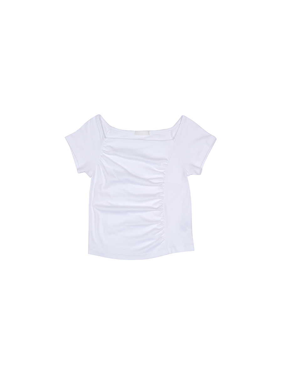 バックスリットシャーリングTシャツ (アイボリー) | ASURA | HANA(ハナ) #9