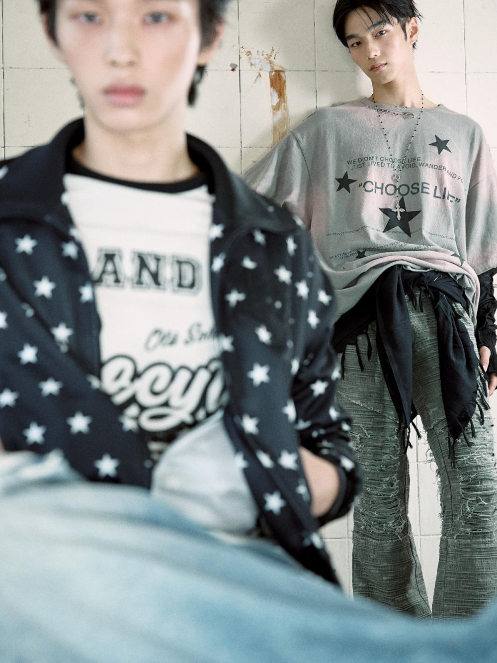 ディストレスト クラック ローライズパンツ_[カーキ] | LECYTO | HANA(ハナ) #9