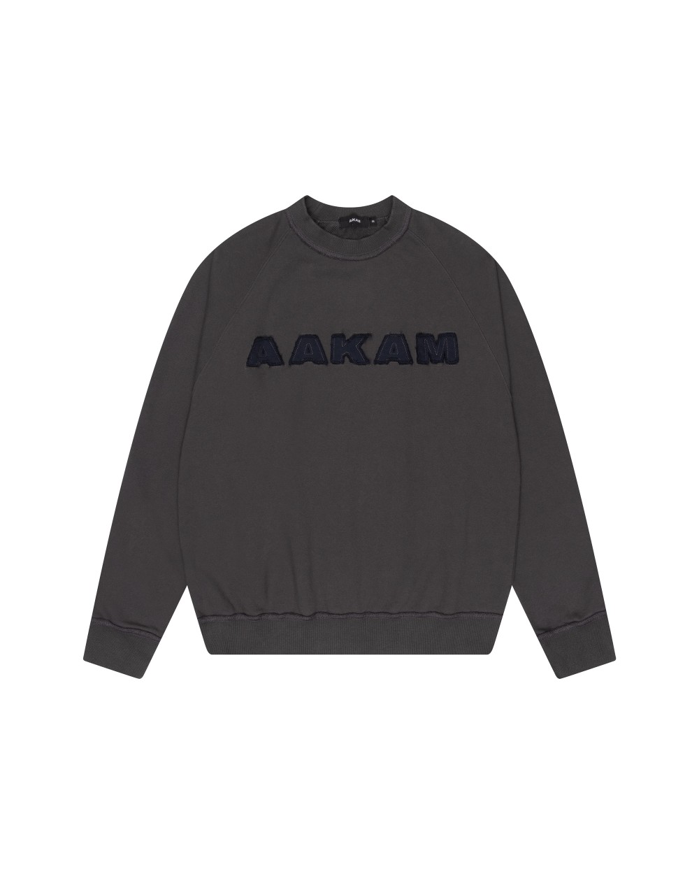 ロゴパッチラグランスウェットシャツ（ダークグレー） | AAKAM | HANA(ハナ) #4
