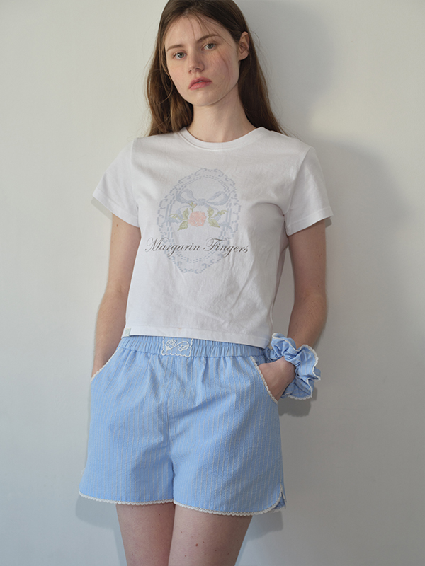 レースプリントTシャツ（ホワイト） | Margarin Fingers | HANA(ハナ) #3