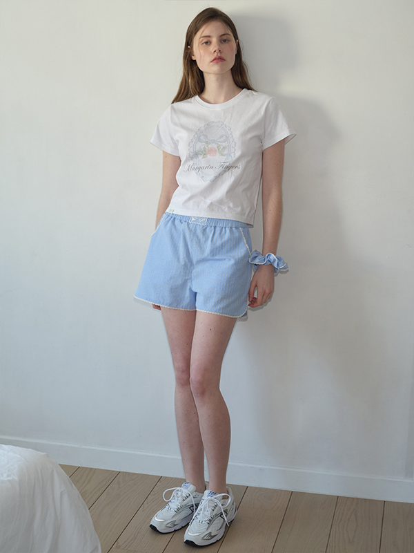 レースプリントTシャツ（ホワイト） | Margarin Fingers | HANA(ハナ) #4