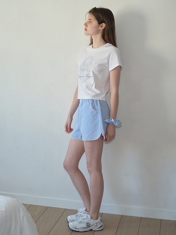レースプリントTシャツ（ホワイト） | Margarin Fingers | HANA(ハナ) #5