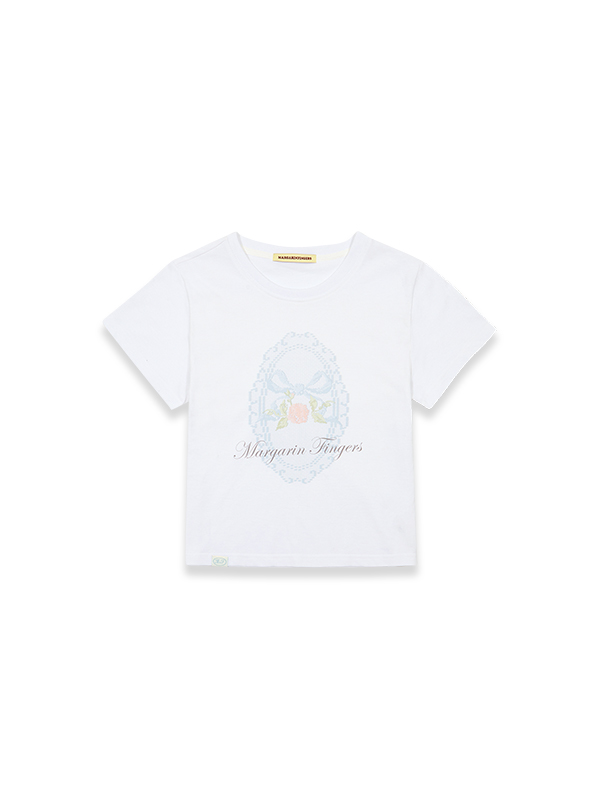 レースプリントTシャツ（ホワイト） | Margarin Fingers | HANA(ハナ) #7