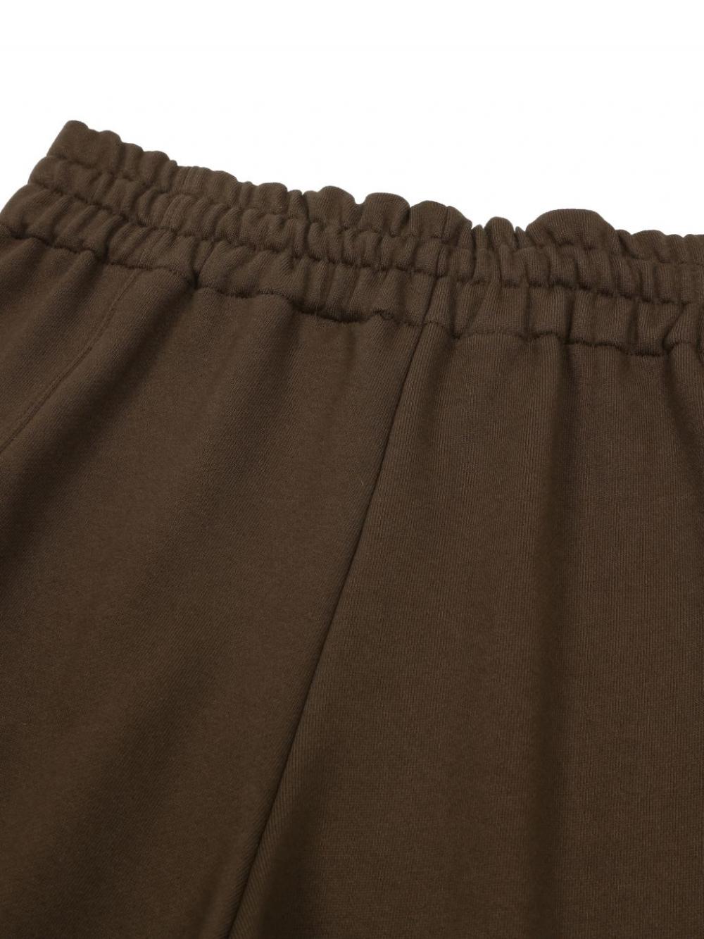 フリースカラーフリップスウェットパンツ (ブラウン) | ASURA | HANA(ハナ) #17