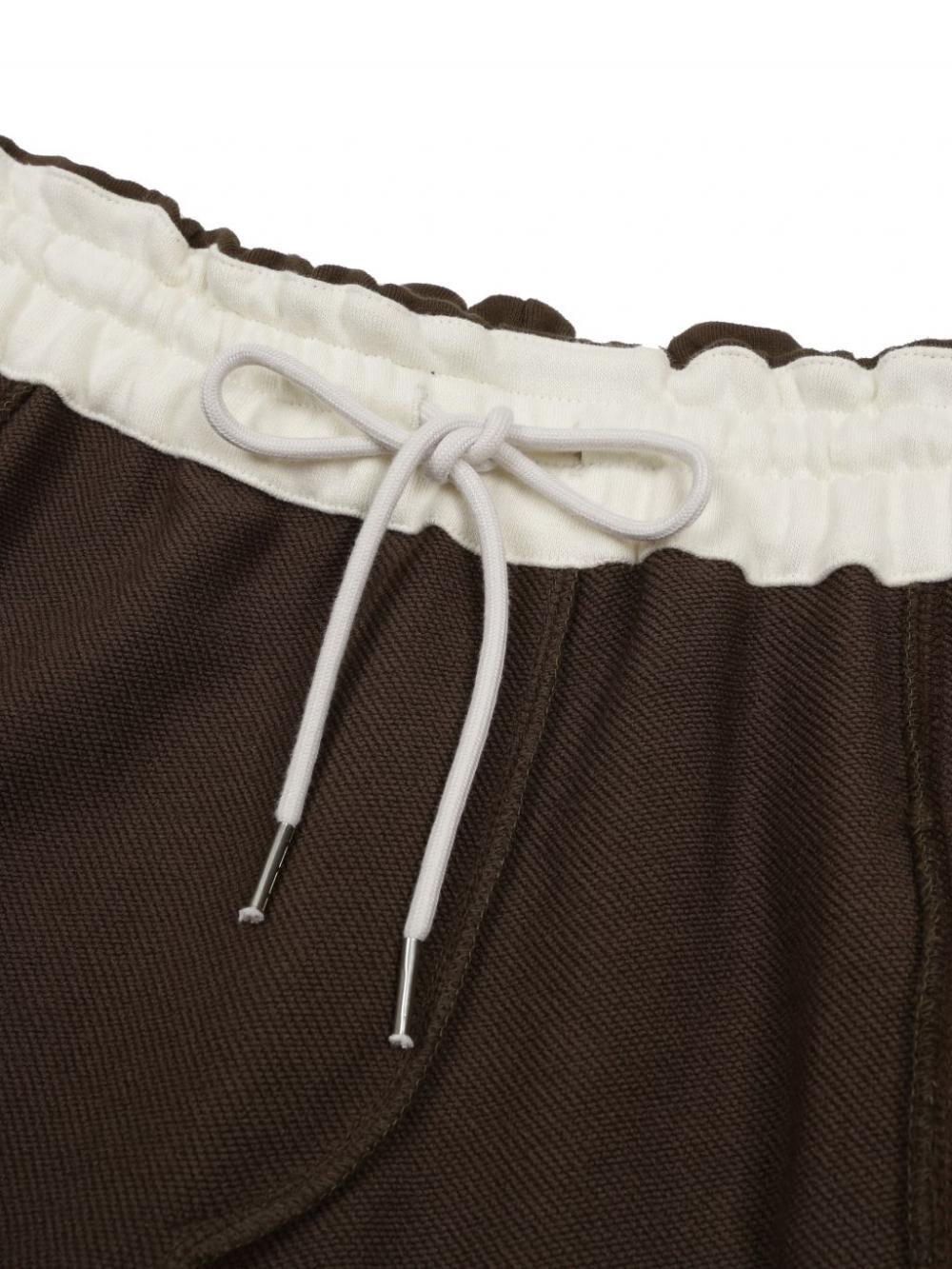 フリースカラーフリップスウェットパンツ (ブラウン) | ASURA | HANA(ハナ) #14