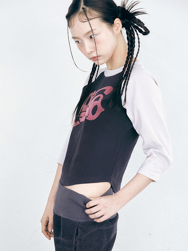 プリントラグランTシャツ（ピンク） | ONSKA | HANA(ハナ) #12