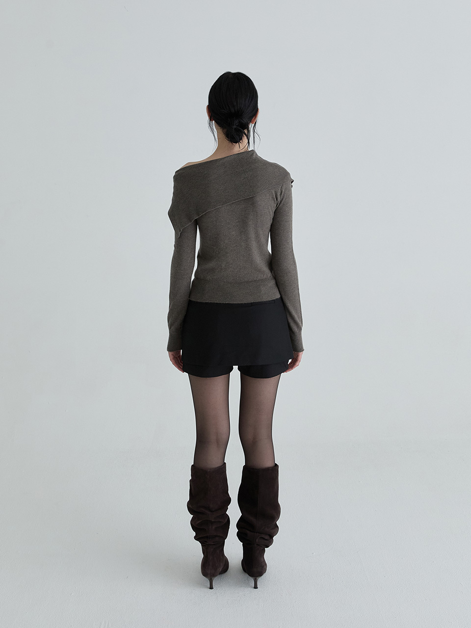 セーラーストラップニット(チャコール) | Not your rose | HANA(ハナ) #9