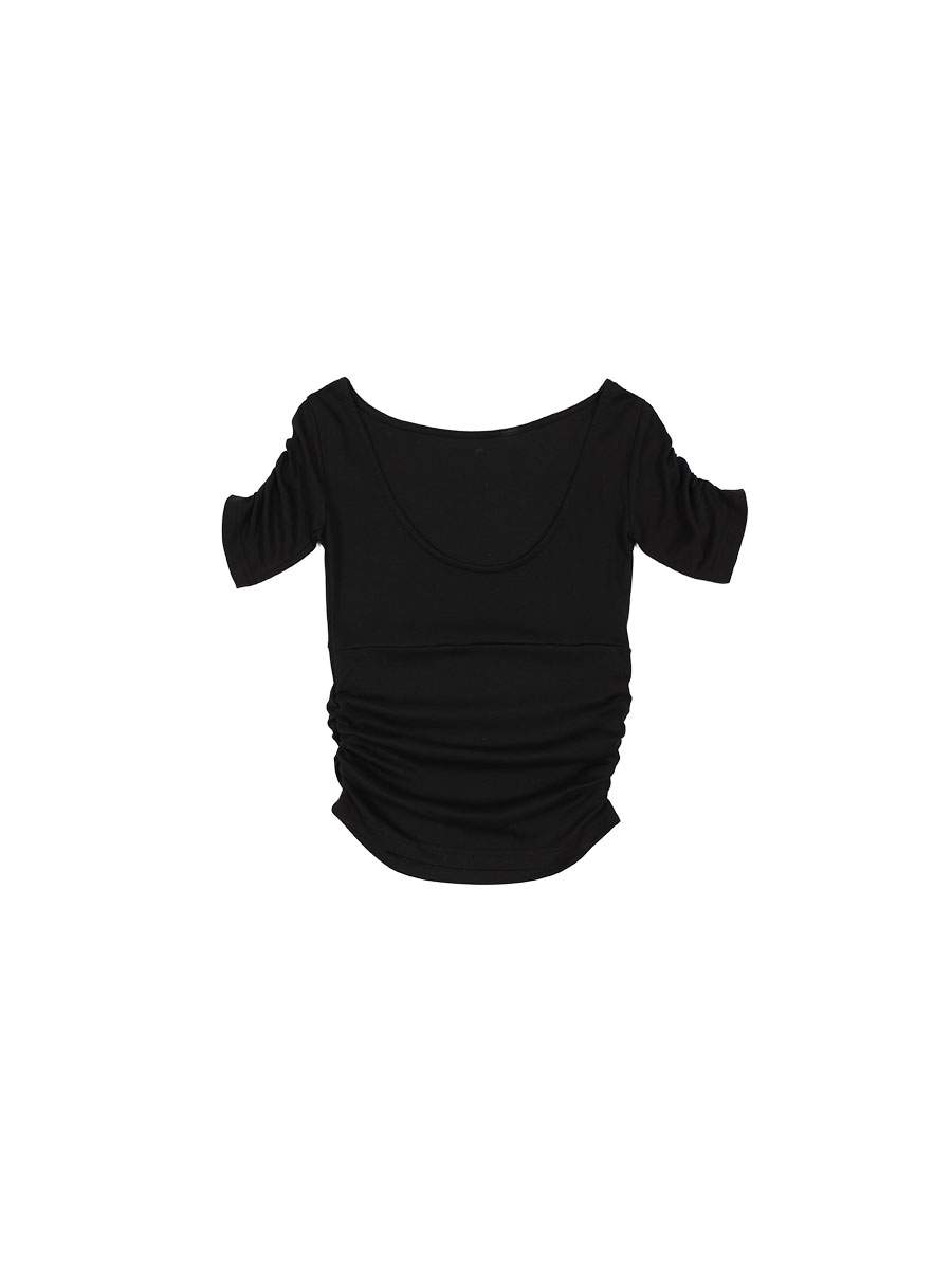 キュービックバックレスTシャツ (ブラック) | ASURA | HANA(ハナ) #10