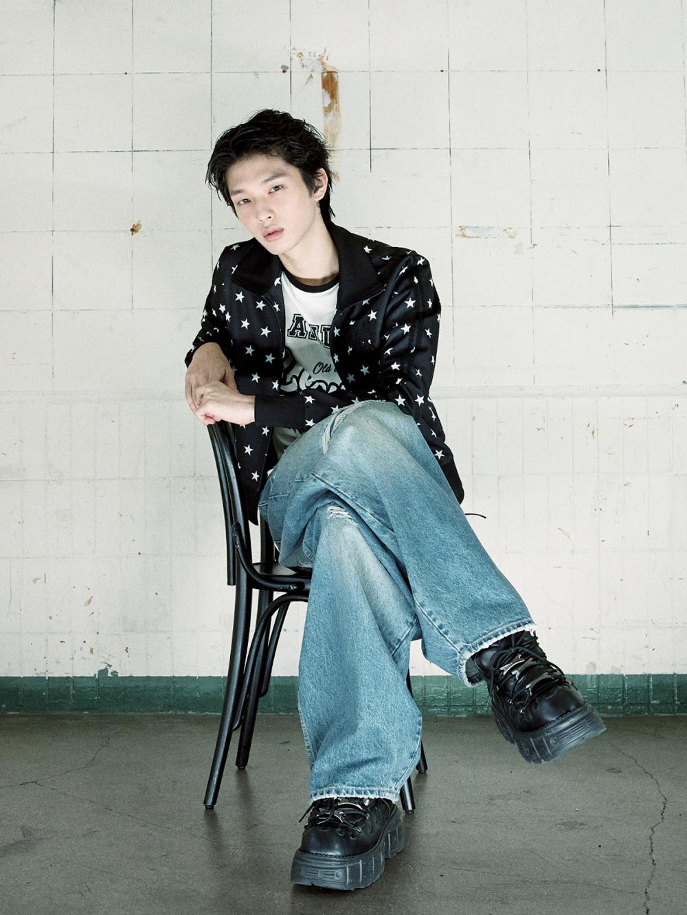 ヴァーシティ ラグランTシャツ_[ブラック] | LECYTO | HANA(ハナ) #4