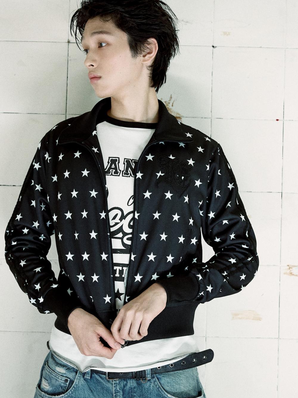 ヴァーシティ ラグランTシャツ_[ブラック] | LECYTO | HANA(ハナ) #3