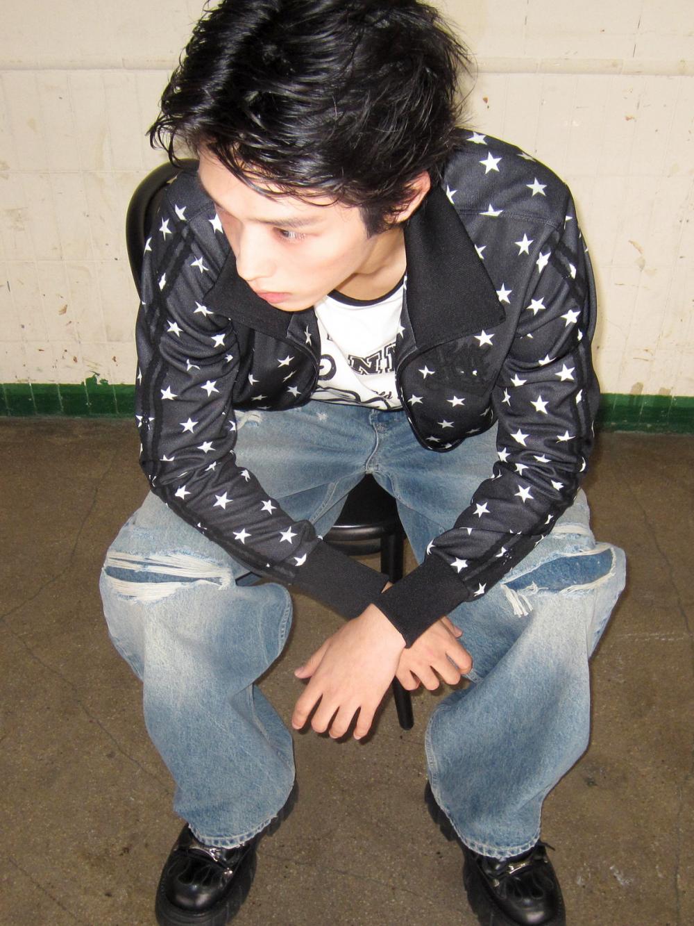 ヴァーシティ ラグランTシャツ_[ブラック] | LECYTO | HANA(ハナ) #15