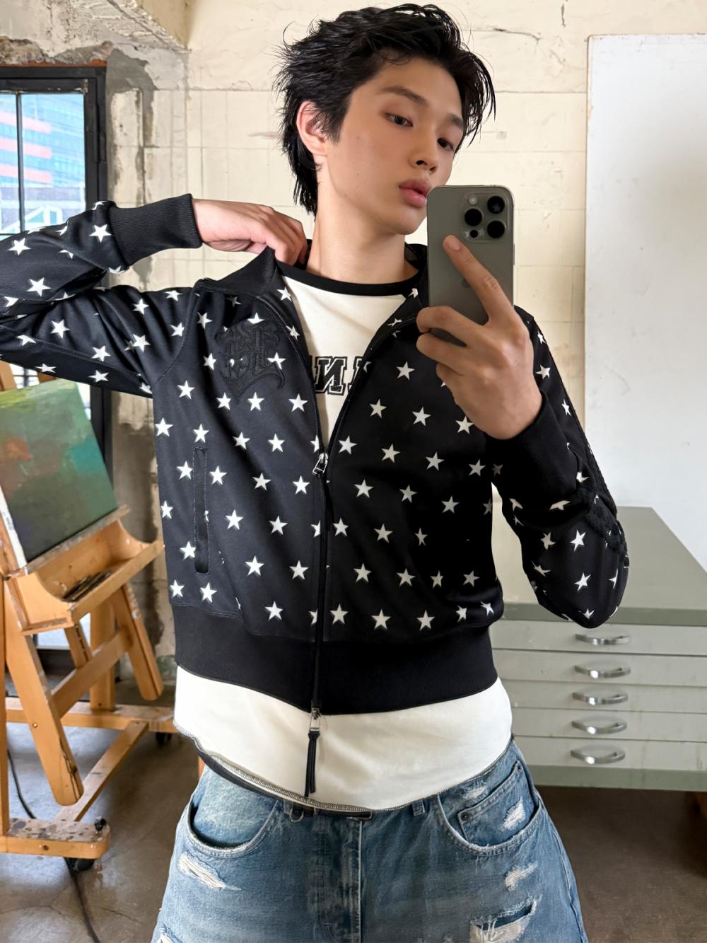 ヴァーシティ ラグランTシャツ_[ブラック] | LECYTO | HANA(ハナ) #16