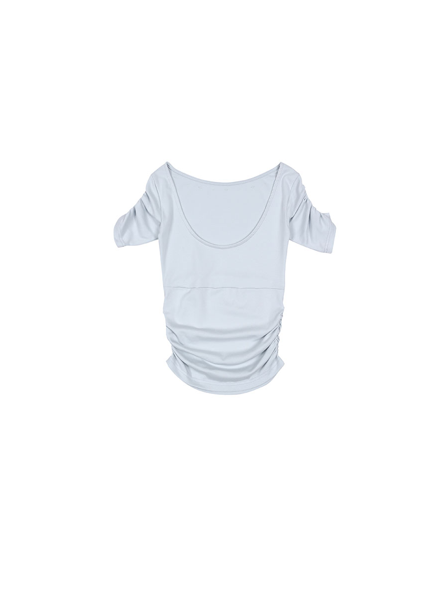 キュービックバックレスTシャツ (スカイブルー) | ASURA | HANA(ハナ) #9