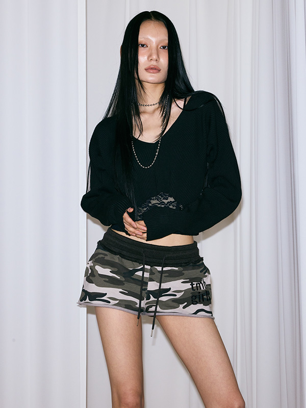 Vネック レイヤードニット | THE MYSTERIOUS HOTEL | HANA(ハナ) #5