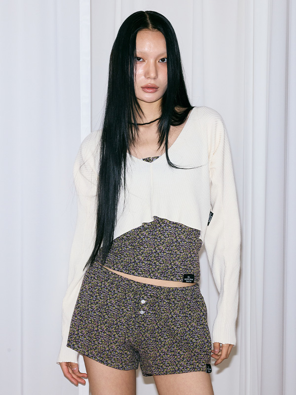 Vネック レイヤードニット | THE MYSTERIOUS HOTEL | HANA(ハナ) #11