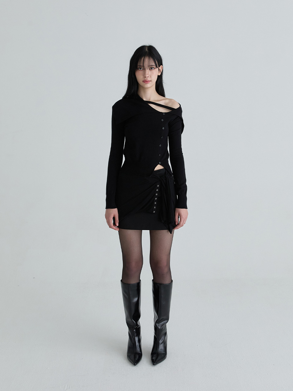 セーラーストラップニット(ブラック) | Not your rose | HANA(ハナ) #5