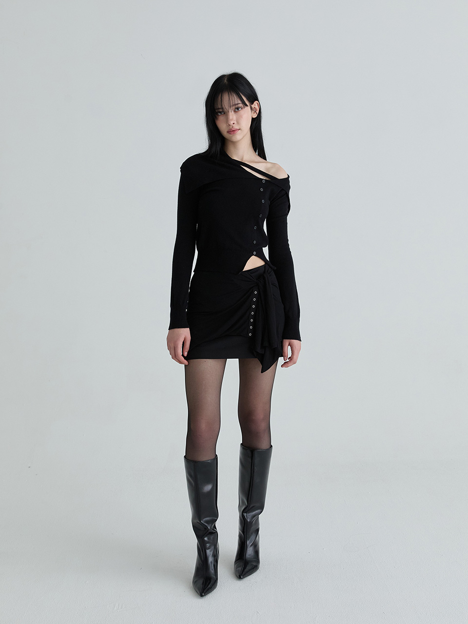 セーラーストラップニット(ブラック) | Not your rose | HANA(ハナ) #2