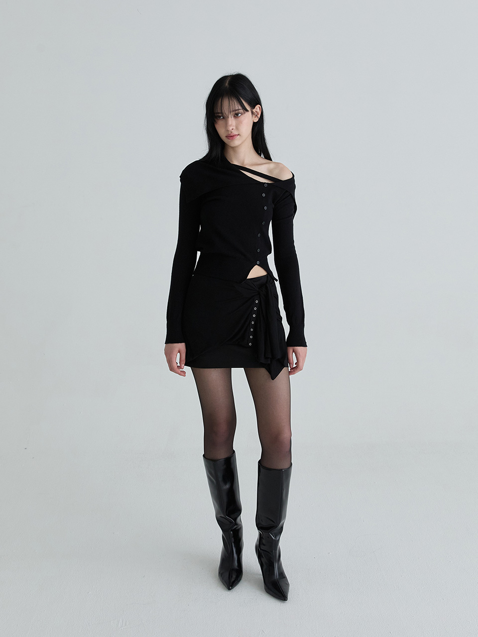 セーラーストラップニット(ブラック) | Not your rose | HANA(ハナ) #3