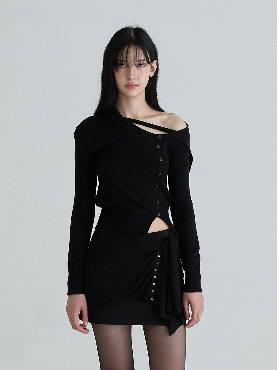 セーラーストラップニット(ブラック) | Not your rose | HANA(ハナ) #4