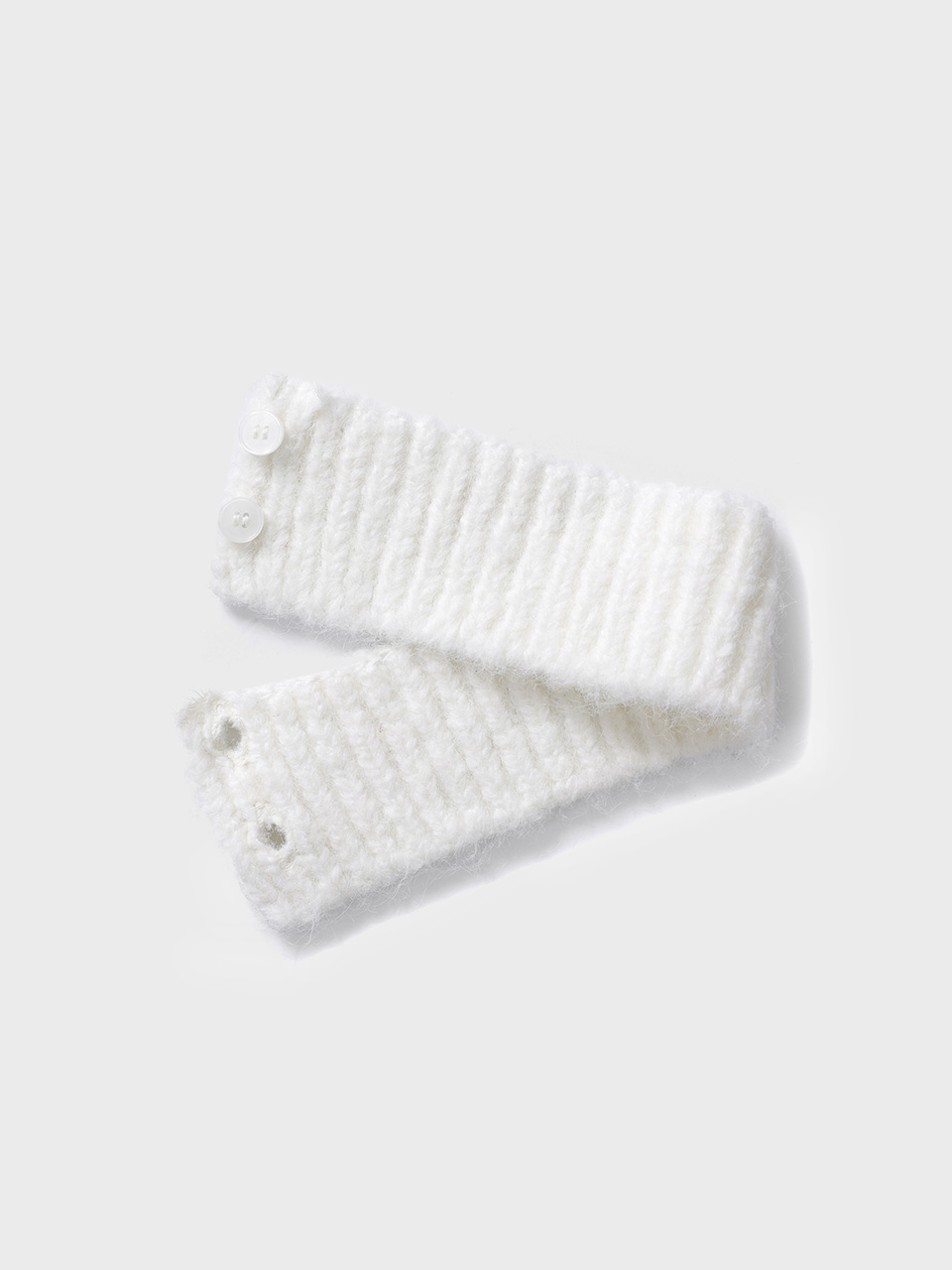 マフラーシンボルニットセット（ホワイト） | Not your rose | HANA(ハナ) #12