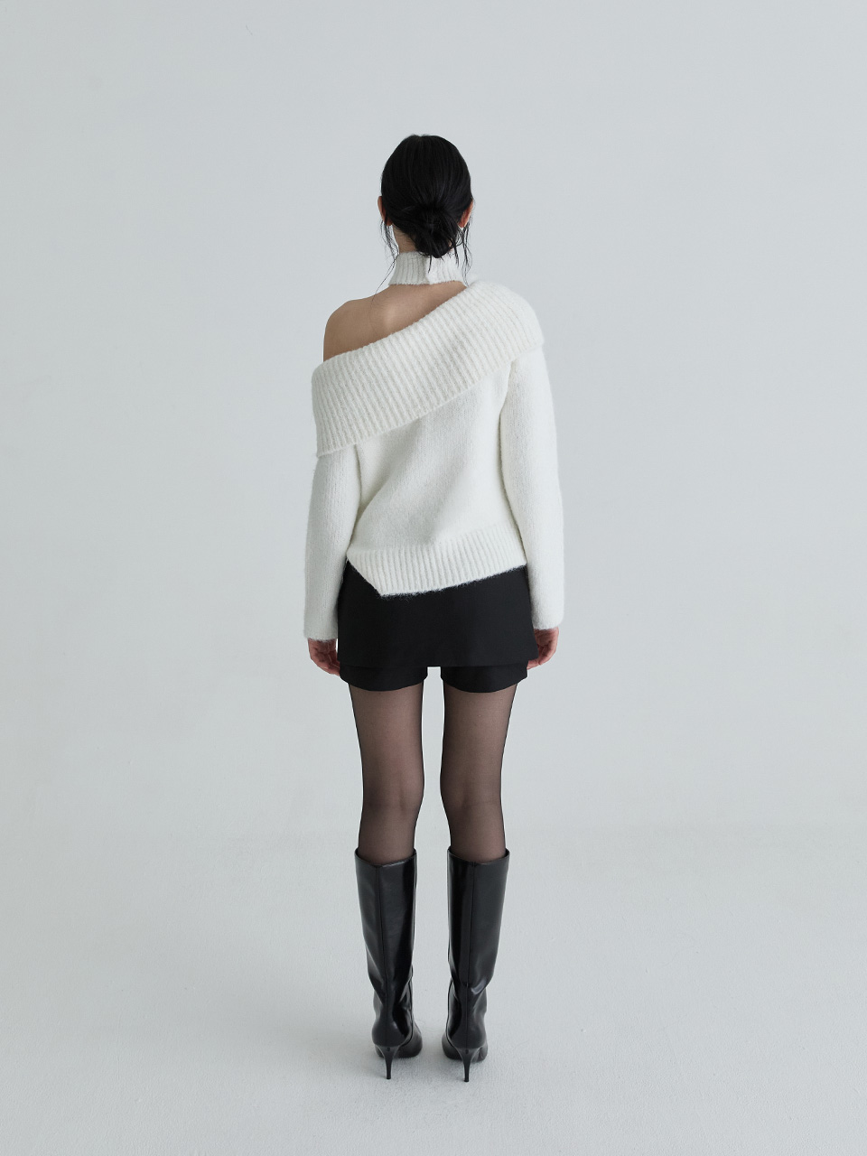 マフラーシンボルニットセット（ホワイト） | Not your rose | HANA(ハナ) #7