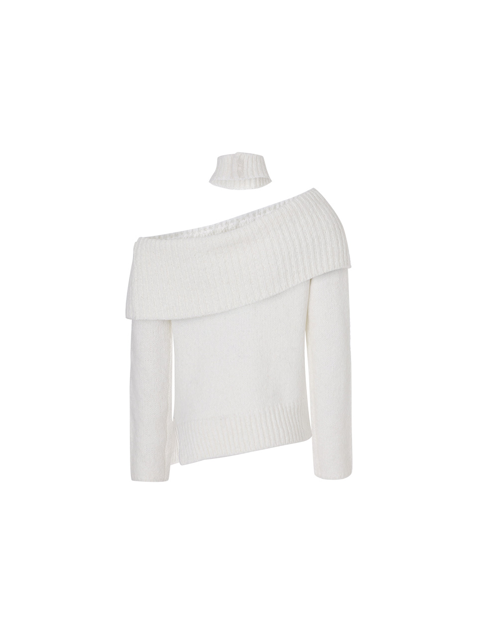 マフラーシンボルニットセット（ホワイト） | Not your rose | HANA(ハナ) #9