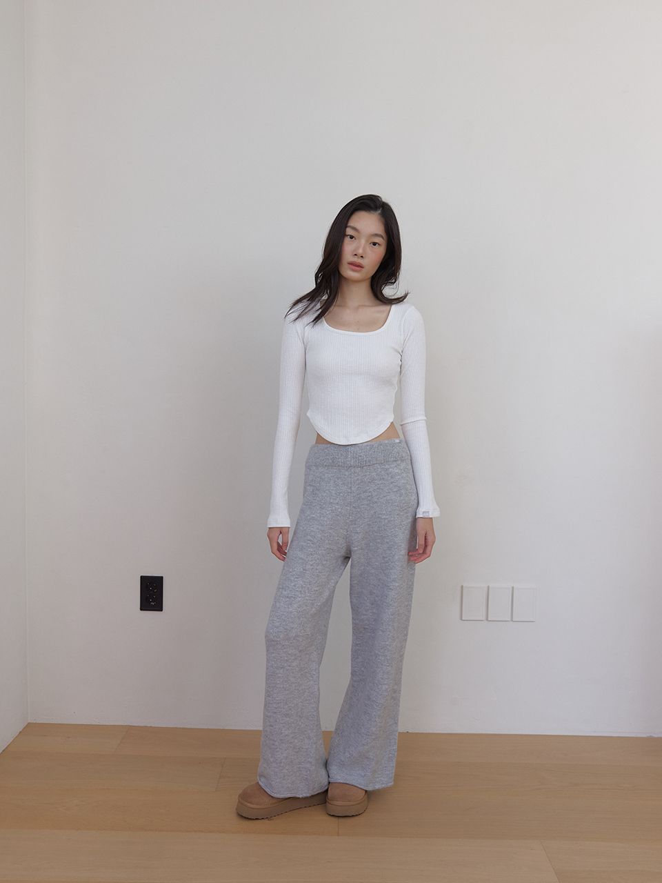 AS スクエアネックTシャツ [ホワイト] | ASURA | HANA(ハナ) #2