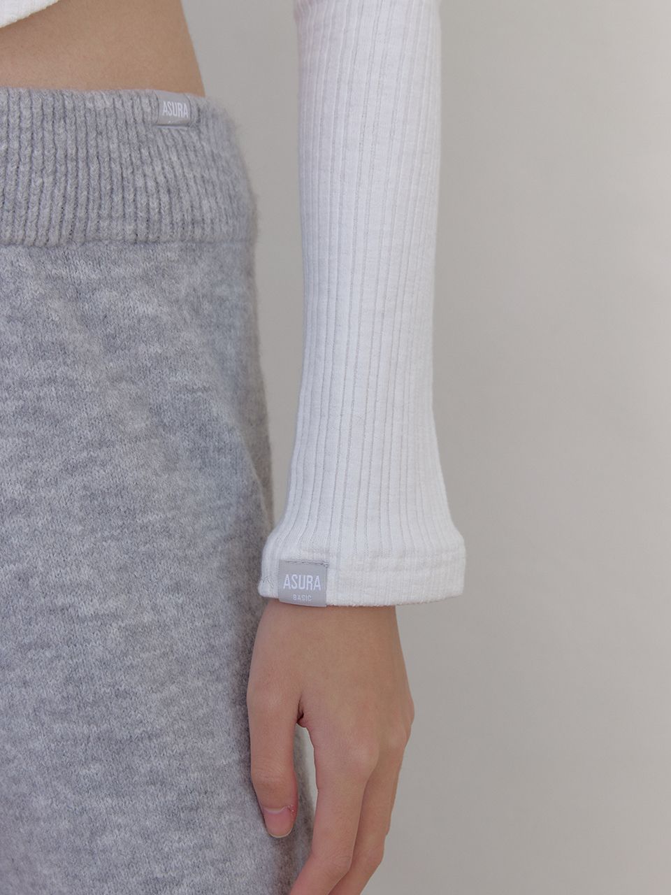 AS スクエアネックTシャツ [ホワイト] | ASURA | HANA(ハナ) #12