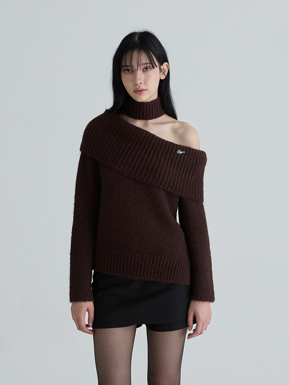 マフラーシンボルニットセット（ブラウン） | Not your rose | HANA(ハナ) #6