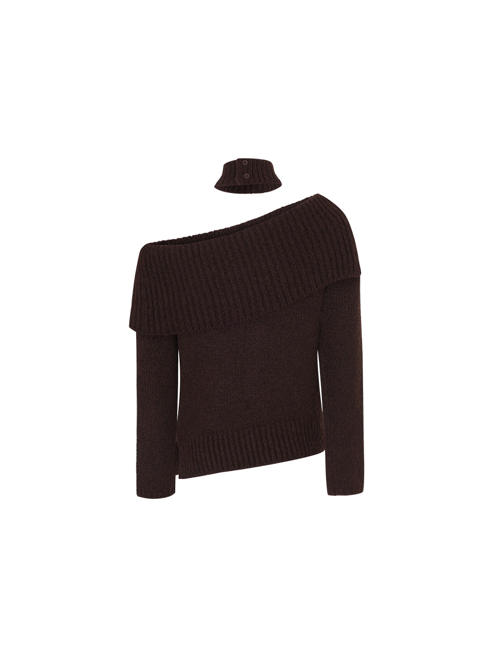 マフラーシンボルニットセット（ブラウン） | Not your rose | HANA(ハナ) #11