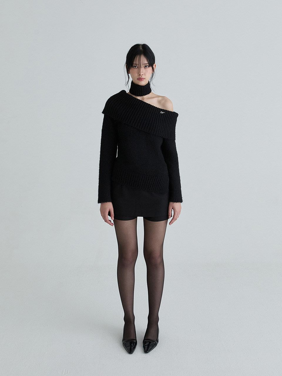 マフラーシンボルニットセット(ブラック) | Not your rose | HANA(ハナ) #7