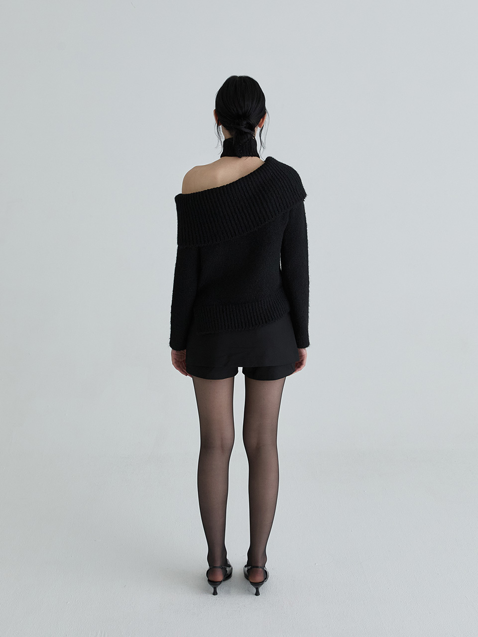 マフラーシンボルニットセット(ブラック) | Not your rose | HANA(ハナ) #9