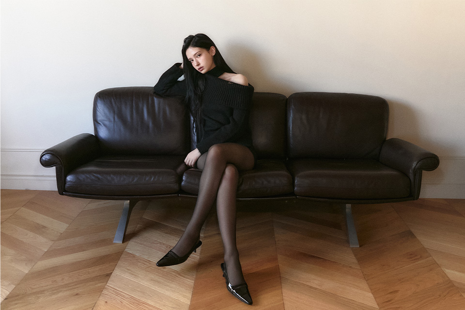 マフラーシンボルニットセット(ブラック) | Not your rose | HANA(ハナ) #2