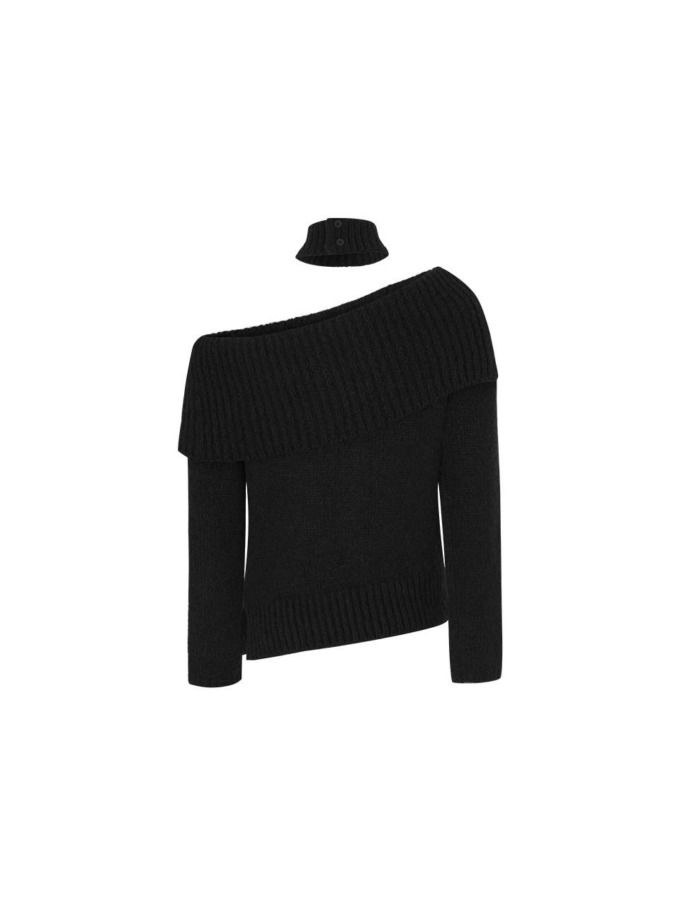 マフラーシンボルニットセット(ブラック) | Not your rose | HANA(ハナ) #11