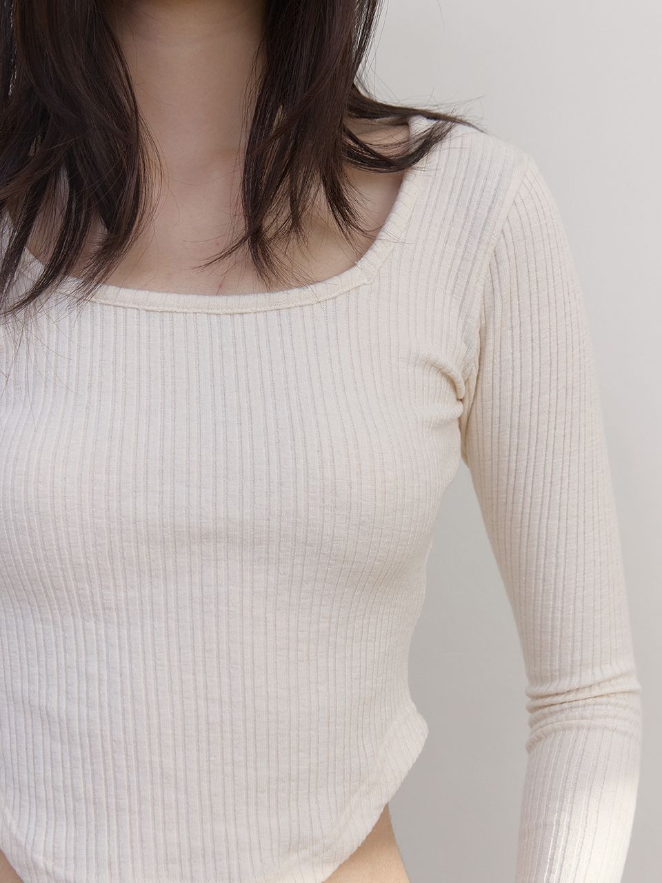 AS スクエアネックTシャツ (アイボリー) | ASURA | HANA(ハナ) #8