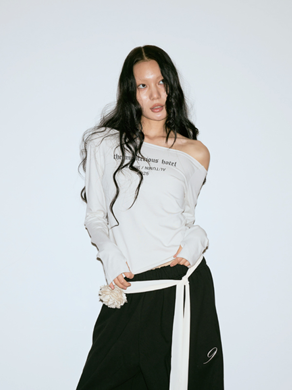 TMH エッセンシャル オフショルダー Tシャツ_3color | THE MYSTERIOUS HOTEL | HANA(ハナ) #6