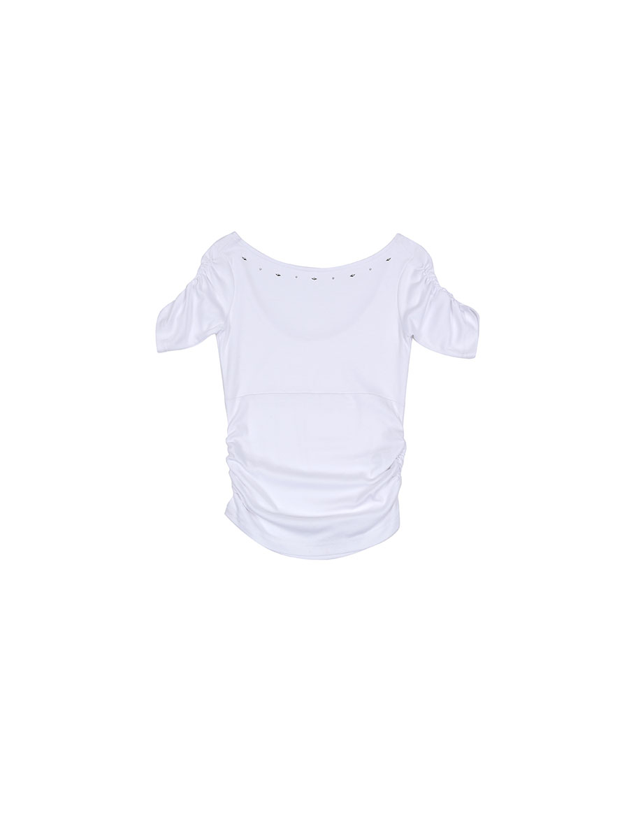 キュービックバックレスTシャツ (アイボリー) | ASURA | HANA(ハナ) #9