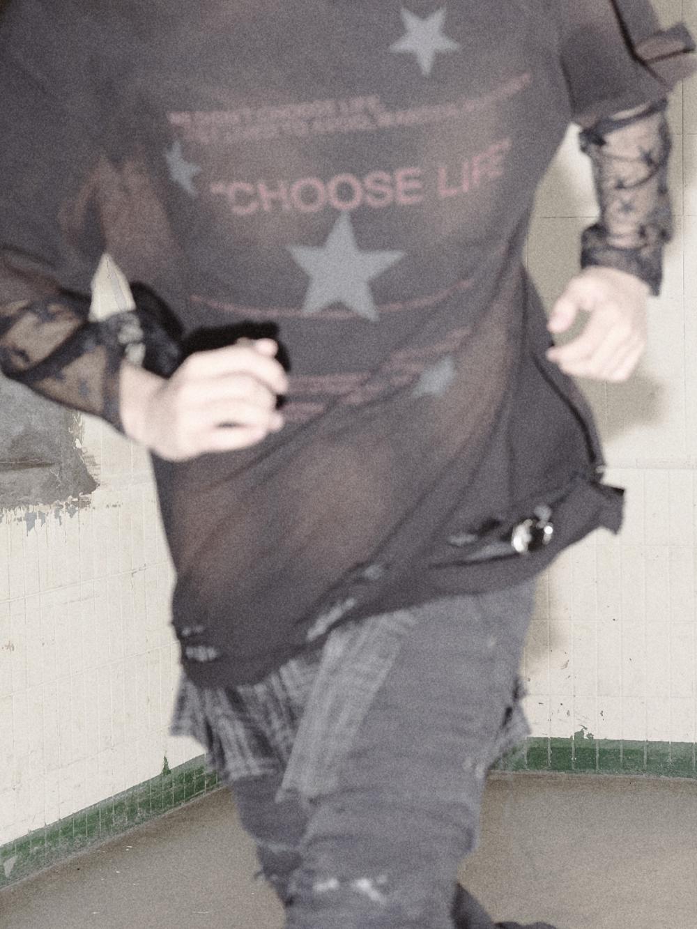 Choose Life オーバーサイズ ヴィンテージTシャツ_[ブラック] | LECYTO | HANA(ハナ) #5