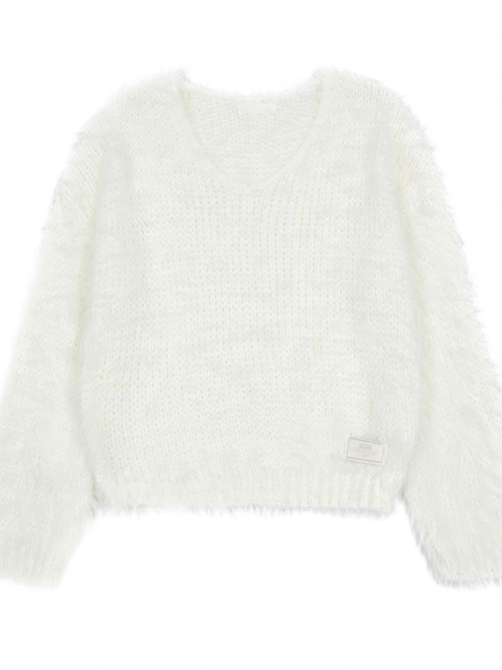 ファジーVニット (アイボリー) | ASURA | HANA(ハナ) #13