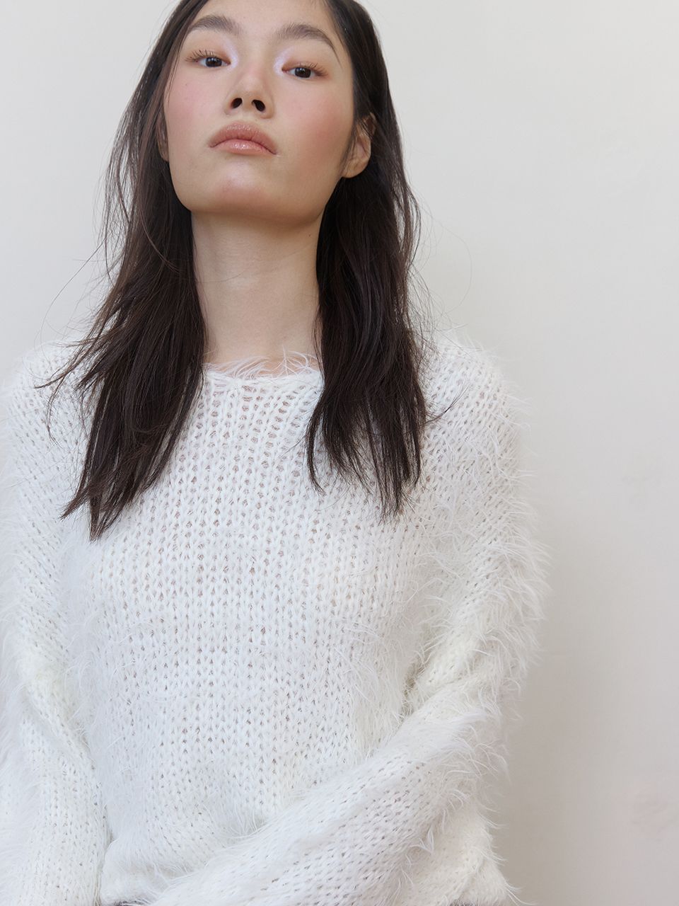 ファジーVニット (アイボリー) | ASURA | HANA(ハナ) #8
