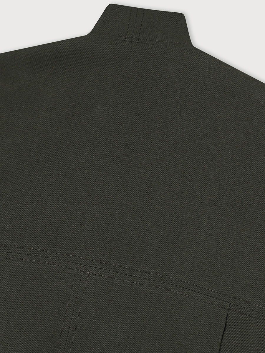 BIG COLLAR STRAP COAT_BLACK | ETHOS | HANA(ハナ) #9