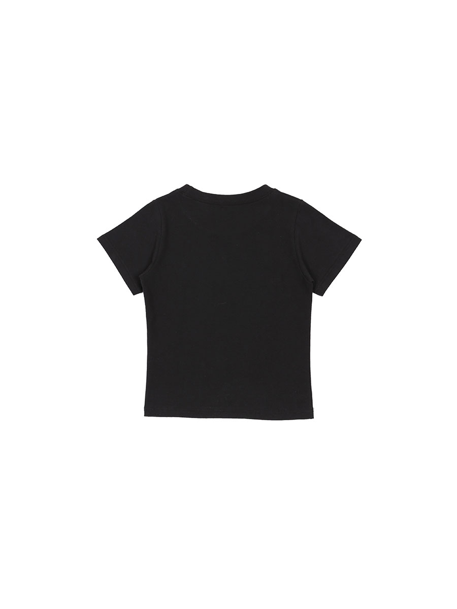 カーブアイレットTシャツ (ブラック) | ASURA | HANA(ハナ) #9