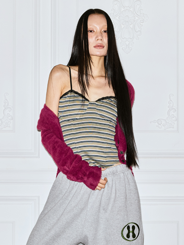 レースストライプコルセット_カーキ | THE MYSTERIOUS HOTEL | HANA(ハナ) #4