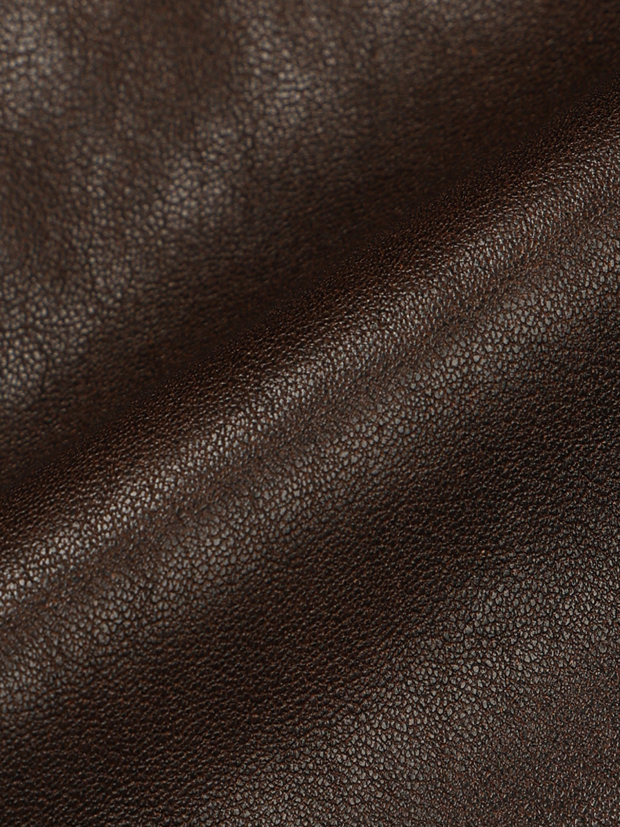 BROWN LEATHER HALF JACKET | ETHOS | HANA(ハナ) #10